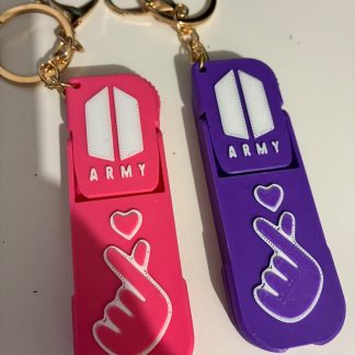 Llavero y Soporte para celular BTS