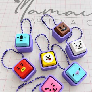 Llavero Clicker Antiestrés BT21
